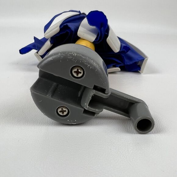 FISHER PRICE Kids Own Child Umbrella VTG 80s Blue Nylon Easy Open RARE 3503 - Picture 5 of 14